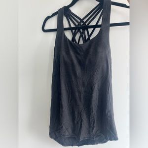 Lulu Lemon Black bra tank top.